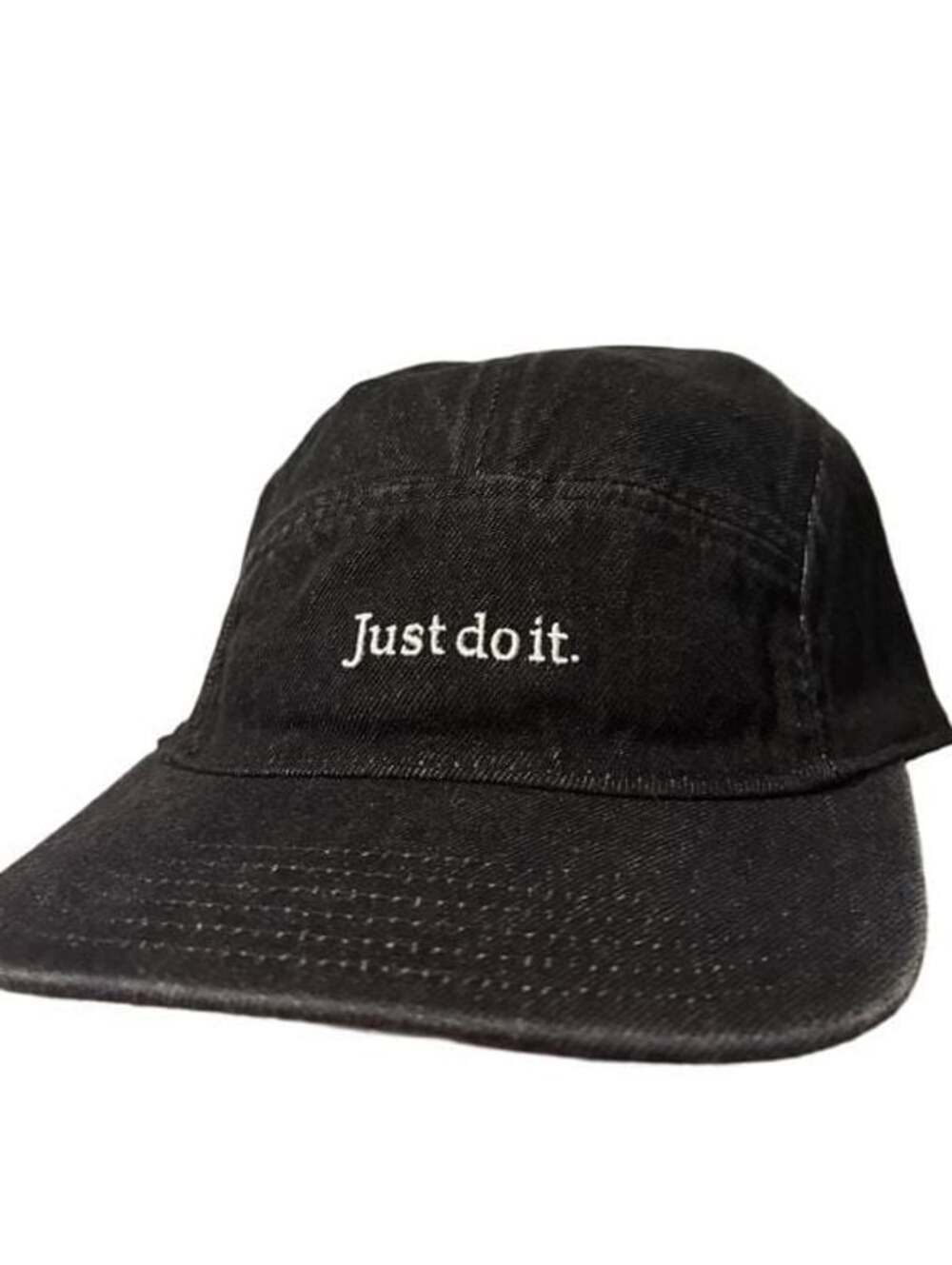 Nike Fly stretch denim 5 panel cap “JDI”. Black Washed M/L